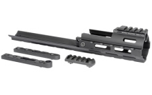 Handguard, MLOK, Aluminum, Black Anodized Finish, Fits FN SCAR, Includes 5-Slot Rail Section MI-S1617SM