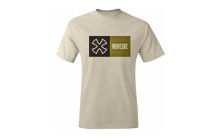 Tee Shirt, Block, Natural, XLarge 01001418