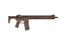 Gen 4 N4, Semi-automatic, AR, 556NATO, Black Finish, Q Collapsible Stock, 16" Cold Hammer Forged Barrel, 1:7 Twist, Q Cherry Bomb Muzzle Brake And Bolt Carrier Group, Geissele SD-E Trigger And Charging Handle, NHR 15" MLOK Rail, Magpul MBUS PRO, Magpul K