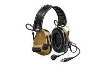 ComTac VI, Electronic Earmuff w/ Boom Microphone, Omni-Directional Microphones, High Fidelity Speakers, New Digital Signal Processor that Improves the Overall Sound Quality of the Headset, Includes Gel Ear Cushions and ARC, Coyote Brown MT20H682FB-47N CY