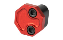 Oversized Magazine Release, Red Finish OMR-RED