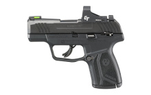 MAX-9-CT, Semi-automatic, Striker Fired, Sub-Compact, 9MM, 3.2", Black, 12Rd, Crimson Trace Optic, Optic Ready, Thumb Safety, Front Night Sight, Polymer, Black Oxide 03504