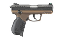 SR22, Rimfire Pistol, 22 LR, 3.5" Barrel, Black Anodize Finish, Burnt Bronze Cerakote Polymer Frame, 10Rd, 2 Mags, Williams Front Sight, Adjustable Rear Sight 03650