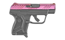 TALO LCP II, Semi-automatic, Compact, 380 ACP, 2.75", Black Frame, Polished Purple PVD with Scroll Engraving, Checkered Grip, 6Rd 03795