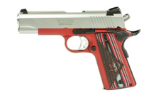 SR1911, Centerfire Pistol, 45 ACP, 4.25" Barrel, Red Anodized Aluminum Frame, Stainless Slide, Red G10 Grips, 7Rd, Drift Adjustable Novak 3 Dot Sights 06735