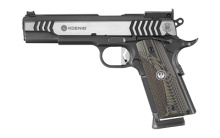 SR1911 Competition, Semi-automatic, 1911, Full Size, 45 ACP, 5" Barrel, Black Nitrided Stainless Steel Frame, Two-Tone Finish, 8Rd, 2 Mags, Match Trigger, Right Hand, Weighs 40oz, Thumb Safety, Fiber Front Sight, Adjustable Rear Sights 6776