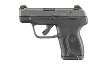 LCP MAX, Double Action Only, Semi-automatic, Polymer Frame Pistol, Compact, 380ACP, 2.75" Barrel, Cerakote Finish, Cobalt, Tritium Front Sight with White Outline and Drift Adjustable Rear Sight, Integrated Trigger Safety, 10 Rounds, 1 Magazine 13721