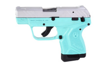 LCP II, Talo Edition, Double Action Only, Semi-automatic, Polymer Frame Pistol, Sub-Compact, 22LR, 2.75" Barrel, Stainless Steel Barrel, Silver Slide, Turqouise Cerakote Frame, Integral Fixed Sights, Manual Safety, 10 Rounds, 1  Magazine, Right Hand 1372