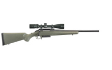 American Predator Rifle, Bolt-Action, 308 Winchester, 18" Threaded Barrel, Matte Black Finish, Moss Green Synthetic Stock, w/Vortex Crossfire II Scope, 3Rd AI Style Magazine 26954