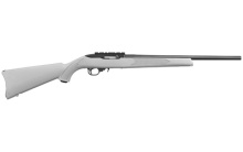 10/22, Semi-automatic, Rifle, 22 LR, 18.5", Satin Black, Gray Synthetic Stock, Factory Scope Base Adapter, 10Rd 31139