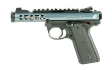 22/45 Lite Rimfire Pistol .22 Long Rifle 4.4 Inch Barrel Diamond Gray Anodized Slide Finish Adjustable Rear Sight Checkered Grip 10 Round