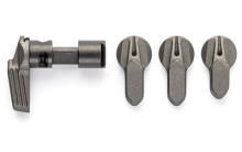 Talon Ambidextrous Safety Selector, Tungsten, 4 Lever Kit R0014