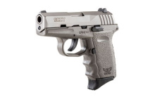 CPX-2, Double Action Only, Compact, 9MM, 3.1" Barrel, Polymer Frame, Satin and Sniper Gray Finish Polymer Grips, 3 Dot Sights, 10Rd, 2 Magazines CPX2-TTSG