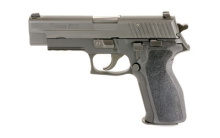 P226, Double Action, Full Size, 9MM, 4.4" Barrel, Alloy Frame, Black Finish, Plastic Grips, Fixed Night Sights, Decocker, 10Rd, 2 Magazines 226R-9-BSS