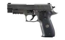 P226 Legion, Double Action/Single Action, Full Size, 9MM, 4.4" Barrel, Alloy Frame, Stainless Steel Slide, Legion Gray PVD Finish, Checkered G10 Grips, Electro-Optics X-RAY3 High Visibility Day/NightSights, 10Rd, SRT Trigger 226R-9-LEGION