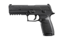 P320, Full Size Pistol, Semi-automatic, Double Action Only, 40 S&W, 4.7" Barrel, Polymer Frame, Nitron Finish, 10Rd, M1913 Rail, Contrast Sights 320F-40-B-10