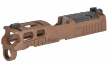P320 PROCUT Slide Assembly, XRAY3 Sights, R2 Optic Ready, Compatible with 3.6" 9MM Barrel, Coyote Finish 8900176