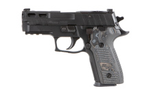 P229, Pro, Double Action/Single Action, Metal Frame Pistol, Compact, 9MM, 3.9" Barrel, Cerakote Finish, Black, Hogue Black/Gray Piranha G-Mascus Grips, XRAY3 Day/Night Sights, Decocker, Stylized Optic Ready PRO-CUT Slide, 15 Rounds, 3 Magazines E29R-9-BX
