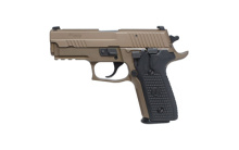 P229 Emperor Scorpion, Semi-automatic, Double Action/Single Action, Compact Size, 9MM, 3.9" Barrel, Alloy Frame, Flat Dark Earth Finish, Black G10 Grips, 2 Magazines, SRT Trigger, Siglite Night Sights, 15Rd E29R-9-ESCPN