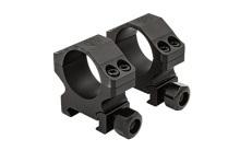 ALPHA1, Scope Rings, 34mm, Medium Height, Fits 1913 Picatinny Rails, Black SOA10016