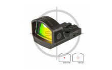 ROMEO Zero, R, Red Dot, 32 MOA Circle with 2 MOA Red Dot, 8 Daylight Illumination Settings, 20,000 Hours of Battery Life, 30mm Objective Lens, Steel Shroud, Black SOR01200