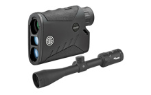 Hunter Value Package, WHISKEY3 Riflescope and KILO 1000 Laser Range Finder, 4-12X40mm, 1" Tube, BDC-1 Quadplex Reticle, Matte Black Finish SOW34204HVP