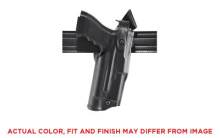 Model 6360 ALS/SLS Mid-Ride Level III Retention Duty Holster, Fits Glock 17/22, Right Hand, Plain Black Finish 6360-83-411
