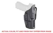 Model 7377 7TS ALS Concealment Belt Slide Holster, Fits Glock 19/23 With 4" Barrel, Right Hand, SafariSeven Material, Plain Black 7377-283-411