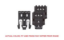 Quick Locking System Kit, 1-QLS 19 Duty Locking Fork and 2-QLS 22 Duty Receiver Plate, with Hardware, Black Finish QUICK-KIT3-2