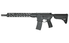 GARAND THUMB TF69, Semi-automatic Rifle,  AR, 223 Remington/556NATO, 14.5" Pinned (16" OAL) with Surefire SF3P Flash Hider, Mid-length Gas System, Cerakote Finish, Armor Black, BCM Gunfighter Grip, BCM MOD 0 Stock, SOLGW A5 Buffer System, 13.75" Free Flo