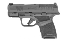 Hellcat OSP, Semi-automatic, Striker Fired, Sub-Compact, Optics Ready, 9MM, 3" Hammer Forged Barrel, Polymer Frame, Black Melonite Finish, Textured Grip, Fiber Optic Front Sight, Tactical Rack Rear Sight, 11/13Rd, 2 Mags HC9319BFOOSP