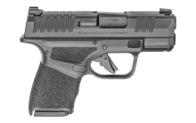 Hellcat, Striker Fired, Semi-automatic, Polymer Frame Pistol, Sub-Compact, 9MM, 3" Hammer Forged Barrel, Melonite Finish, Black, Textured Grip, Tritium Front Sight, Tactical Rack Rear Sight, 10 Rounds, 5 Magazines, Includes Range Bag HC9319BLCGU23