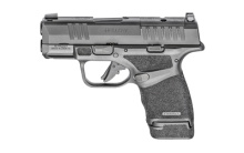 Hellcat, OSP, Striker Fired, Semi-automatic, Polymer Frame Pistol, Sub-Compact, 9MM, 3" Hammer Forged Barrel, Melonite Finish, Black, Textured Grip, Tritium Front Sight, Tactical Rack Rear Sight, Optics Ready, 2 Magazines, (4) 11-Round and (1) 13-Round,