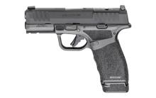 Hellcat Pro, Striker Fired, Semi-automatic, Polymer Frame Pistol, 9MM, 3.7" Hammer Forged Barrel, Melonite Finish, Black Polymer Frame, Textured Grip, Tritium Front Sight, Tactical Rack Rear Sight, 5 Magazines, (1) 17-Round & (4) 15-Round, Includes Range