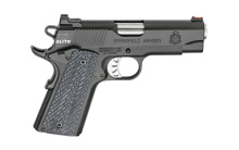 Range Officer Elite, Champion, Semi-automatic, 1911, 9MM, 4" Match Grade Barrel, Alloy Frame, Black T Finish, G10 Black Grips, 2-9Rd Magazines, Ambidextrous Thumb Safety, Fiber Optic Front Sight and Tactical Ledge Rear Sight, Range Bag PI9137E