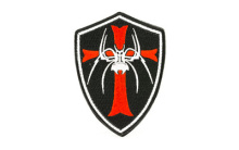 Crusader Patch, Red Cross & White Spider SGP0100