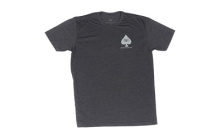 Crusade Ace Of Spades Spike's Tactical Tee Shirt, XXL, Charcoal SGT1070-2X