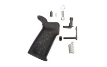 308 LPK, Small Parts, For Livewire or Jack 308, Black Finish, No Fire Control Group, Includes Safety Selector, Detent and Spring, Magazine Catch, Spring and Billet Mag Button, Buffer Retainer Spring and Plunger, Spike's Pro Grip, 1/4x28" Hex Screw, Star