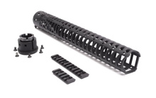 Spike's Logo 15" Spider Web Rail, Black Finish SSR9015