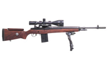 M21 Tactical Competition, Semi-automatic, 308 Win, 22" Carbon Heavy Barrel, Blue Finish, Walnut Stock, Adjustable Sights, 10Rd, Douglas Barrel, California Approved SA9121CA