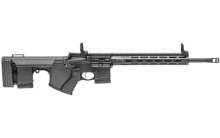 SAINT, Semi-automatic, 223 Rem/556NATO, 16" Barrel, 1:8 Twist, Mid-Length Gas System, Type III Hard Coat Anodized Finish, Survivor Systems Option Zero, 1-10Rd PMAG, Flip Up Front and Rear ST916556BFFHCA