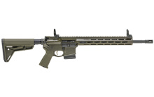 SAINT, Semi-automatic, 223 Rem/556NATO, 16" Barrel, 1:8 Twist, Mid-Length Gas System, OD Green Finish, Magpul Stock and Grip, Free Float M-Lok Handguard, 1-10Rd PMAG, Flip Up Front and Rear Sights ST916556ODGFFHLC