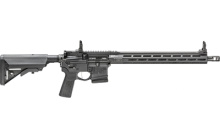 SAINT VICTOR, Semi-automatic, AR, 223REM/556NATO, 16" Barrel, 1:8 Twist, Muzzle Brake, Black Anodized Finish, Aluminum Free-float Handguard with M-LOK, B5 Type 23 Pistol Grip, B5 Bravo Stock, Flip Up Front and Rear Sights, 10 Rounds, 2 Magazines, Include