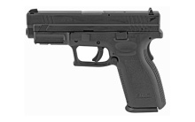 XD9, Striker Fired, Semi-automatic, Polymer Frame Pistol, Full Size, 9MM, 4" Barrel, Melonite Finish, Black, Fixed Sights, 10 Rounds, 5 Magazines, Includes Range Bag XD9101GU23P