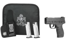 Every Day Carry Package, XDE, Semi-automatic, DA/SA, Compact, 9MM, 3.3" Barrel, Polymer Frame, Black Finish, 4 Mags, 3-8Rd, 1-9Rd, Ambidextrous Safety, Fiber Optic Front Sight and Low Profile Combat Rear Sight, Notebook Style Gun Case and Tuff Holster in