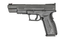 XDM Competition, Full Size Pistol, 45ACP, 5.25" Barrel, Polymer Frame, Black Finish, Fiber Optic Front Sight Adjustable Rear Sight, 10Rd, 3 Magazines XDM95259B