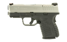 XDS, 45ACP, 3.3" Barrel, Polymer Frame, Bi Tone Finish, Fiber Optic Front Sight, 6Rd, 1 Magazine XDS93345SB