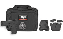 XDS, Mod.2 with Grip Zone, 45 ACP, 3.3" Barrel, Polymer Frame, Black Finish, Fiber Optic Front Sight, 6Rd, Instant Gear Up Includes 5 Magazines, Range Bag, Hard Case, Holster and Magazine Pouch XDSG93345B