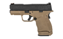 XDS, Mod.2 with Grip Zone, 45 ACP, 3.3" Barrel, Polymer Frame, Flat Dark Earth Finish, Fiber Optic Front Sight, 6Rd, 2 Magazines XDSG93345FDE
