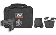 XDS, Mod.2 with Grip Zone, Striker Fired, Compact Frame, 9MM, 3.3" Barrel, Polymer Frame, Black Finish, Fiber Optic Front Sight, Instant Gear Up Includes 5 Magazines, Range Bag, Hard Case, Holster and Magazine Pouch XDSG9339B